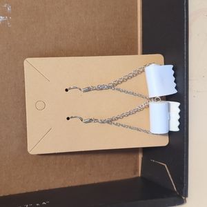 Toilet paper/paper towel earrings